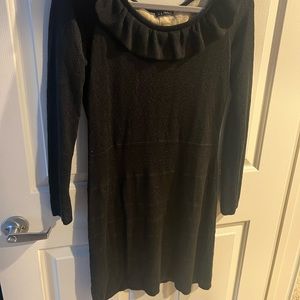 Venus black sweater dress